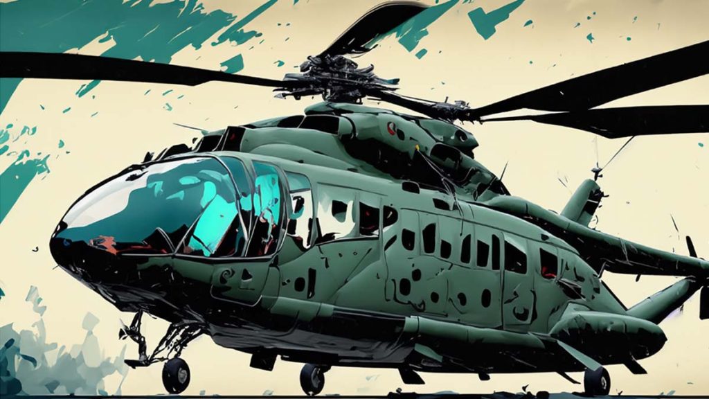 El Black Hawk puede transportar hasta 11 soldados completamente equipados o una carga interna de hasta 2,268 kg. Arte: José A. García Díaz