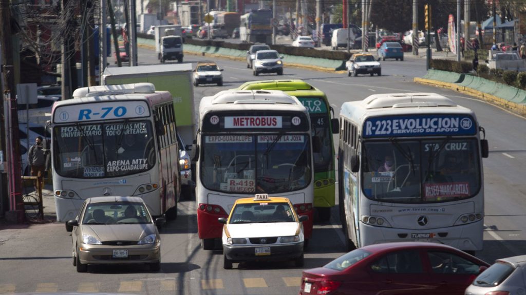 transporte público, monterrey,