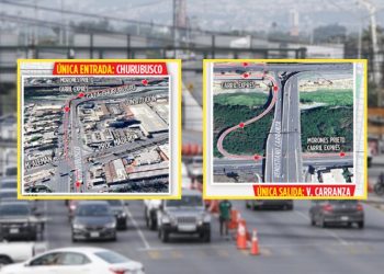 Carril-reversible-en-morones-prieto-monterrey - Cambiando Mty