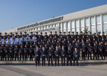 Estado-de-fuerza-de-la-policía-de-monterrey-academia-de-policía - Cambiando Mty