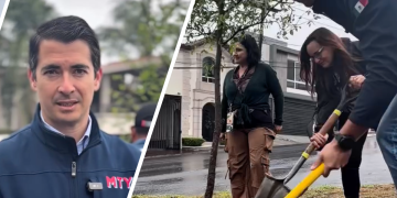 Marcelo Segovia Planta 26 árboles Nuevos Que Los Vecinos De Cumbres 6to Sector Adoptaron - Cambiando Mty