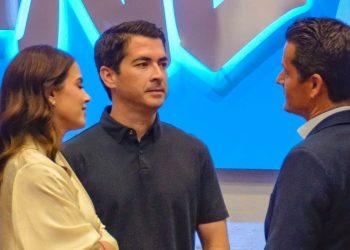Marcelo Segovia en reunión con Santiago Taobada